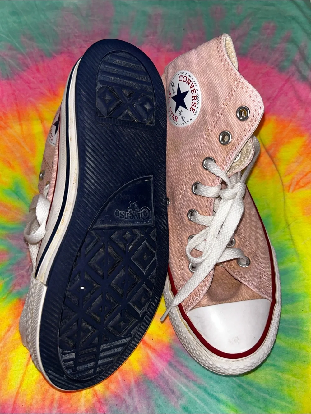 Converse Kids Pink High-Top Canvas Sneakers